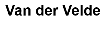 Van der Velde